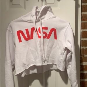 NASA CROPPED SWEATER SMALL